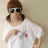 logo-print T-shirt  White